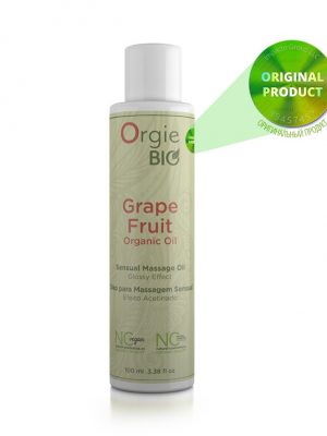 Органічна масажна олія з ароматом грейпфрута GRAPE FRUIT, 100 мл  ORGIE BIO (Бразилія-Португалія)