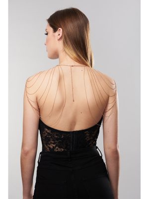 Ланцюжки на шию, плечі і спину MAGNIFIQUE колір: золотистий Bijoux Indiscrets (Іспанія)
