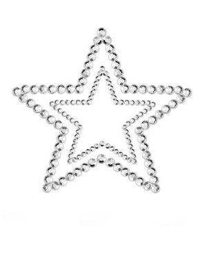 Прикраси для грудей зі стразами Mimi Star колір: сріблястий Bijoux Indiscrets (Іспанія)