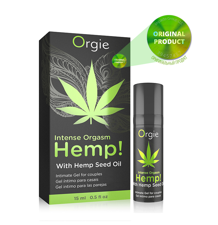 Посилювач оргазму Intense Orgasm Hemp!, 15 мл. з олією канабісу ORGIE (Бразилія-Португалія)