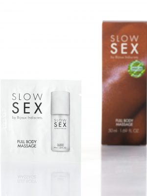 САШЕТ Гель-лубрикант  для масажу всього тіла  FULL BODY MASSAGE, 2 г.  Slow Sex by Bijoux Indiscrets (Іспанія)