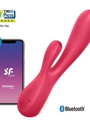 Смарт вібратор-кролик Mono Flex  колір: червоний  Satisfyer (Німеччина)