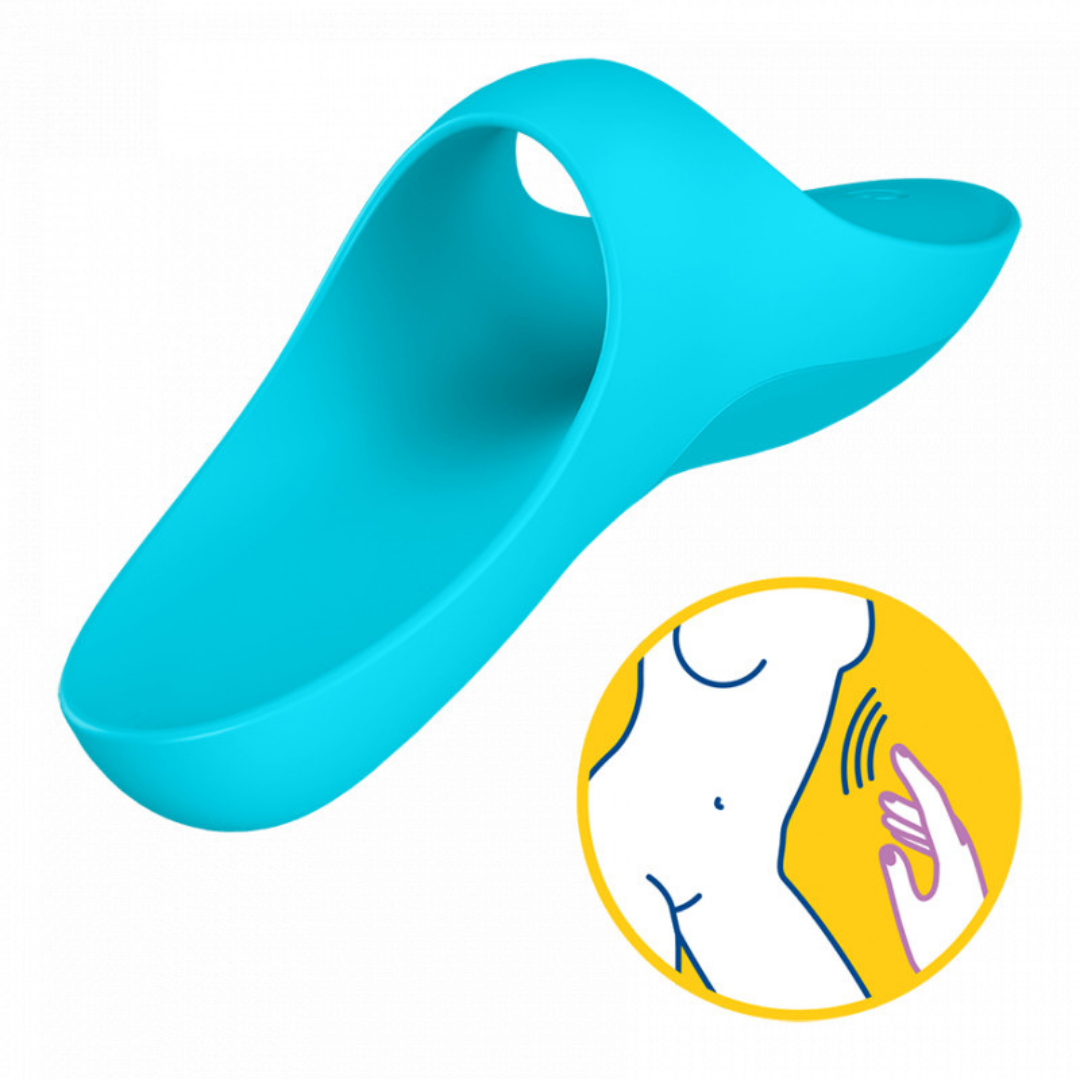 Вібратор на палець Teaserколір: блакитнийSatisfyer (Німеччина)