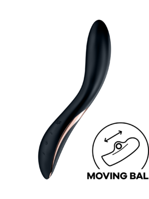 Вібратор для точки G з рухливою кулькоюRrrolling Explosionколір: чорнийSatisfyer (Німеччина)