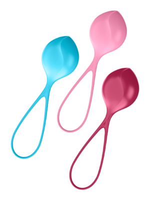 Вагінальні кулькинабір Strengthening Balls, 3 шт  вага: 62-82-98 гр Satisfyer (Німеччина)