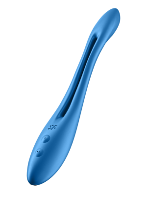 Універсальний гнучкий вібратор для пар Elastic Gameколір: темно-синійSatisfyer (Німеччина)
